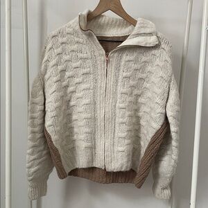 See By Chloe Knit Zip Up Sweater